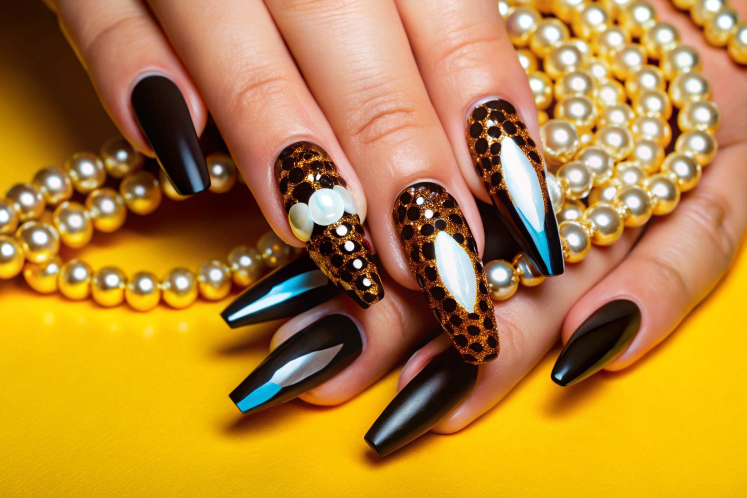 woman-with-leopard-print-nails-leopard-print-nails nail extension